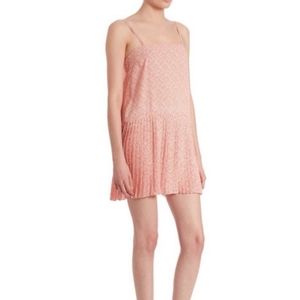 Anthropologie Prose & Poetry Victoria dress pleated strappy mini large like new